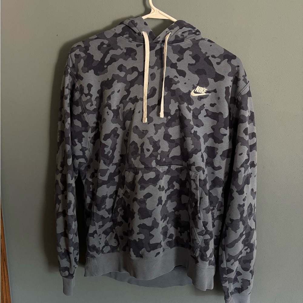 Nike Blue Camo Sweatshirt